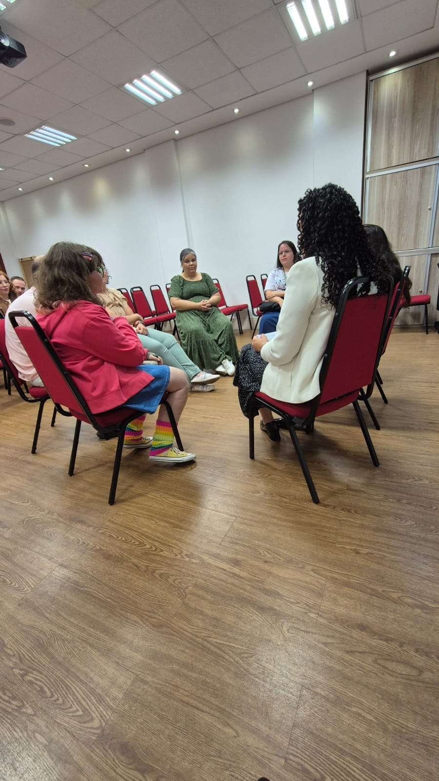 Roda de conversa com os estudantes de Psicologia d