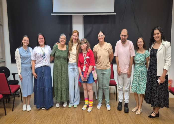 Roda de conversa com os estudantes de Psicologia d
